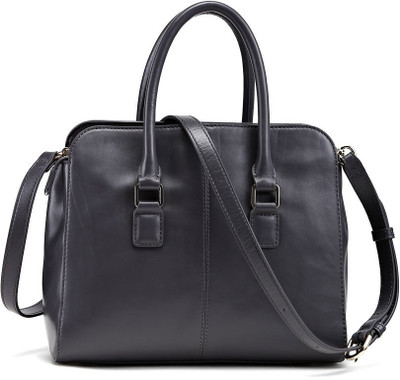 

Sabrina Scala Grey Hand-Woven With Rivet Satchel Shoulder Bag(Grey, 2 L)
