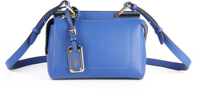

Sabrina Scala Blue Signature Metal Crossbody Bag Shoulder Bag(Blue, 2 L)