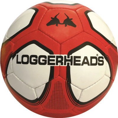 

Loggerheads Spark Titanium Football - Size: (Pack of 1, Red, White
