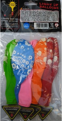 

ars samarath toy Printed birthday balloons005 Twister(Multicolor, Pack of 5)