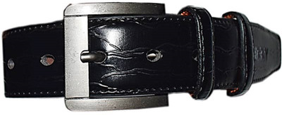 

Hg Men Party Black Artificial Leather, Metal Belt, Jimmy