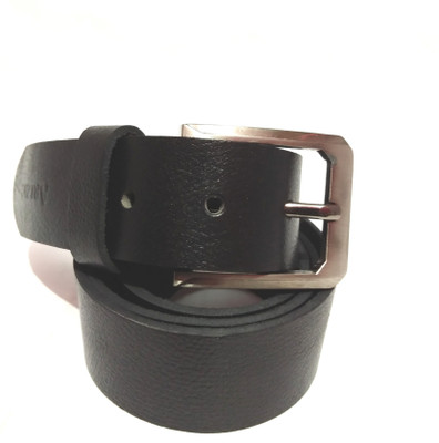 

ARIZIC Men Party, Casual, Formal Black Genuine Leather Belt, Black;brown