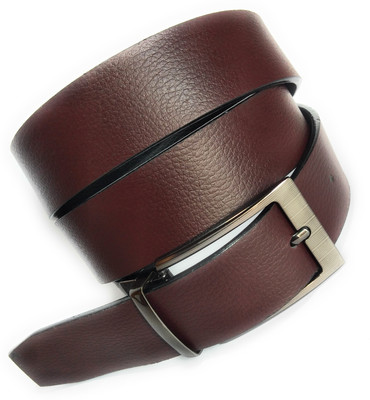 

DJ Men Brown Genuine Leather Reversible Belt, Brown / black