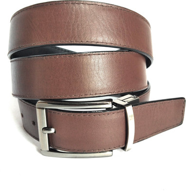 

DJ Men Brown Genuine Leather Reversible Belt