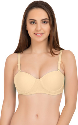 TWEENS by Belle Lingeries Padded Underwire Women T-Shirt Lightly Padded Bra(Beige)