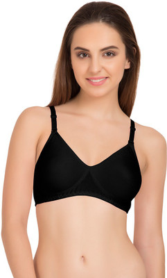 TWEENS by Belle Lingeries Concealer Black T-Shirt Women T-Shirt Non Padded Bra(Black)