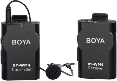 

Boya BY-WM4 2.4GHz Universal Lavalier Wireless Camera Microphone
