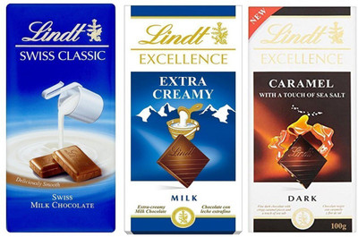 

Lindt Creamy Caramel Milk Bars(Pack of 3, 100)