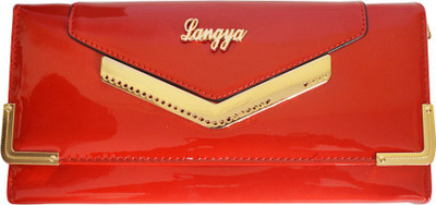 

Glitters Online Casual Red Clutch