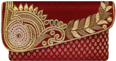 

Bagaholics Party Maroon Clutch
