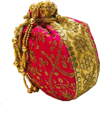 

Craftbazaar Party Pink Clutch