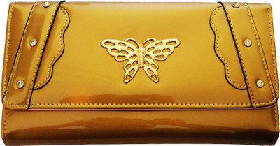 

Glitters Online Casual Gold Clutch