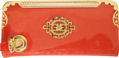 

Glitters Online Casual Red Clutch