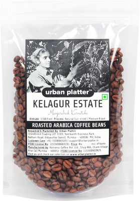 

Urban Platter Roasted Arabica Coffee Beans, Kelagur (Manjarabad, Karnataka) Roast & Ground Coffee 325 g