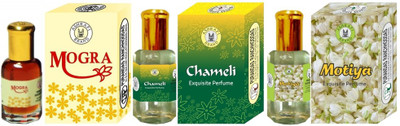 

Purandas ranchhoddas Jasmine (Mogra Chameli Motiya) Attar - 12ml Each Gift Set(Set of 3)