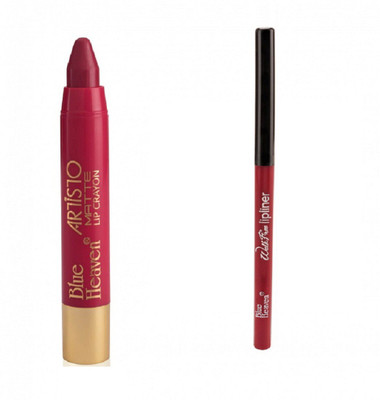 

Blue Heaven crayon lipstick -princess with -04 lip liner(Set of 2)