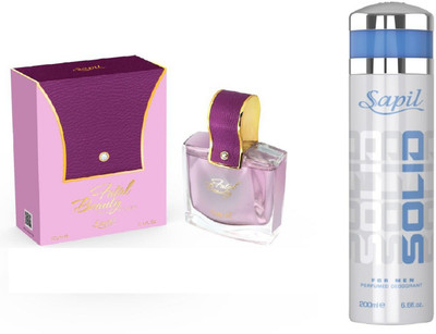

Sapil Fatal Beauty Perfume with Solid (Imported From U.A.E)(Set of 2)