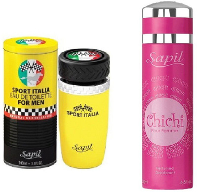 

Sapil Sport italia Perfume with Chichi (Imported From U.A.E)(Set of 2)