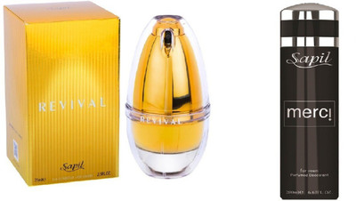 

Sapil Revival Perfume with Merci (Imported From U.A.E)(Set of 2)