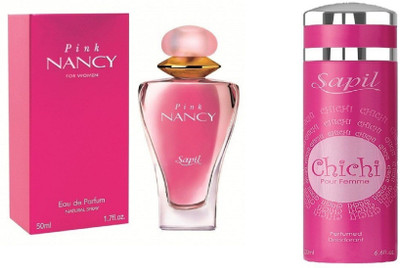 

Sapil Pink Nancy Perfume with Chichi (Imported From U.A.E)(Set of 2)