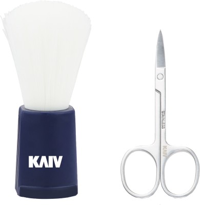 

Kaiv Beauty Scissor and Shaving Brush(Set of 2)