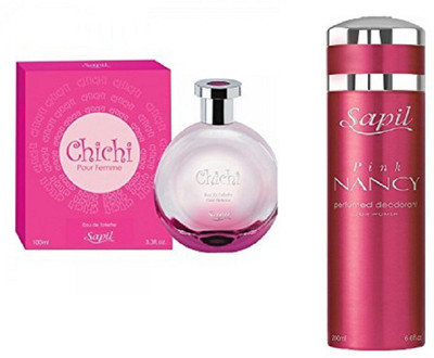 

Sapil Chichi Perfume with Pink Nancy (Imported From U.A.E)(Set of 2)