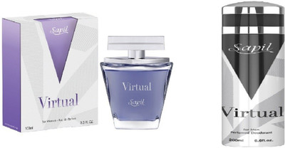 

Sapil Virtual Perfume with Vitrual (Imported From U.A.E)(Set of 2)