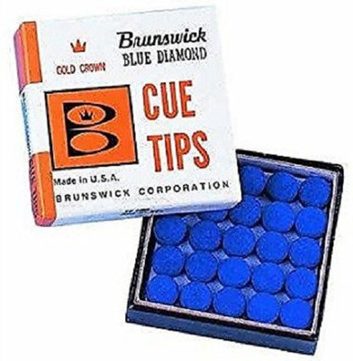 

HR GROUP BBDCT Brunswick blue diamond 9mm cue stick tip-50 pcs Snooker, Pool, Billiards Cue Stick(Microfibre)
