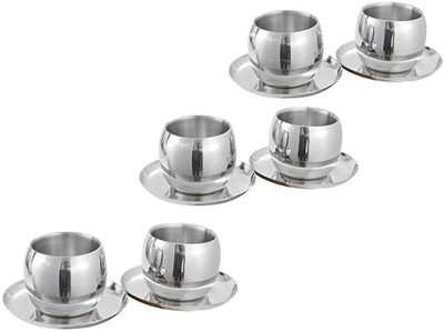Winsky Tea Cup Set01 Stainless Steel(Silver, Pack of 1)