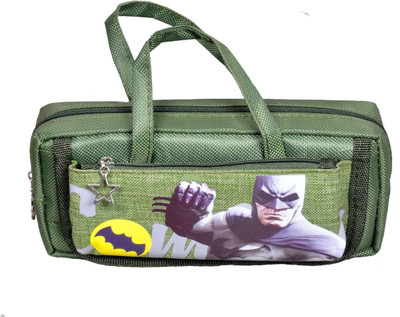 

Gubbarey 3 Compartments synthetic Batman Pouch(Green)