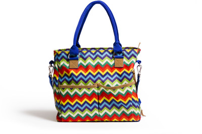 

Baby Jalebi The Rainbow Chevron Pocket Diaper Bag(Multicolor)