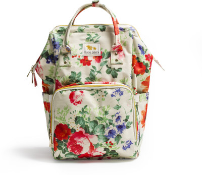 

Baby Jalebi The English Rose Day Tripper Diaper Backpack Bag(Cream Red)