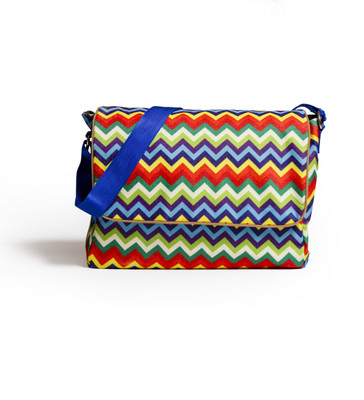 

Baby Jalebi The Rainbow Chevron Side Messenger Diaper Bag(Multicolor)