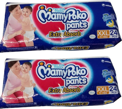 

MamyPoko Pant Diapers - XXL(24 Pieces)