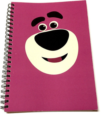 

macro A5 Notebook(cartoon, dark pink)