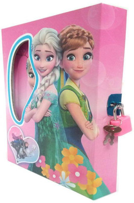

TECHNOCHITRA Regular Diary(FROZEN DESIGN PERSONAL LOCK DIARY, Pink)