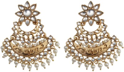 Taj Pearl Designer Traditional Alloy Drops & Danglers