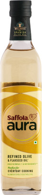 

Saffola Aura Refined Flaxseed Olive Oil 500 ml