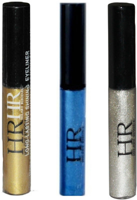 

HR SILVER GOLD BLUE WATERPROOF GLITTER EYE LINER 5 ml(BLUE, GOLD, SILVER)