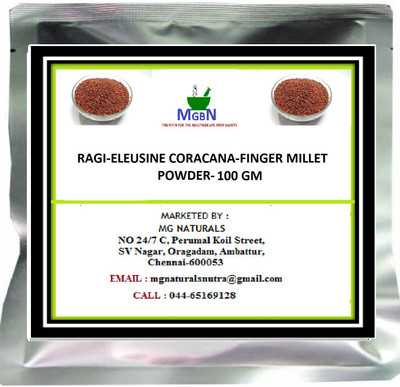

MGBN RAGI-ELEUSINE CORACANA-FINGER MILLET POWDER-100 GM(100 g)