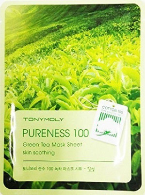 

Tonymoly Pureness Green Tea Mask Sheet Skin Soothing 1PC – Made In Korea(21 ml)