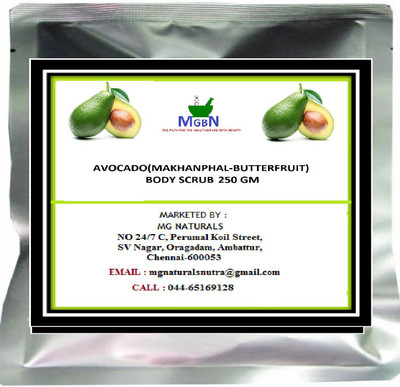 

MGBN AVOCADO(MAKHANPHAL-BUTTERFRUIT)- BODY SCRUB- (250 g)(250 g)