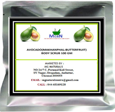 

MGBN AVOCADO(MAKHANPHAL-BUTTERFRUIT)- BODY SCRUB- (100 g)(100 g)