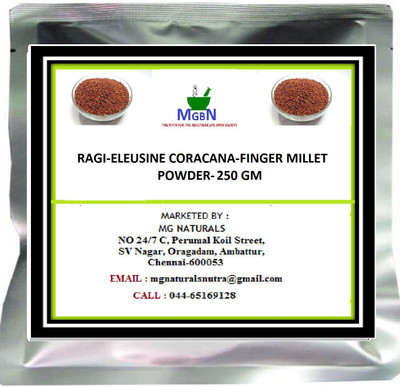 

MGBN RAGI-ELEUSINE CORACANA-FINGER MILLET POWDER-250 GM(250 g)