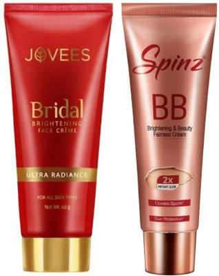 

Jovees Bridal Face Cream and Spinz BB Fairness Cream _29g(60 g)