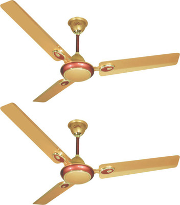 

candes 1200 mm FUTURA Pack of 2 3 Blade Ceiling Fan(Beige Brown, Pack of 2)