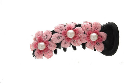 

Anuradha Art Jewellery Banana Clip Banana Clip(Pink)