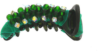 

Anuradha Art Jewellery Banana Clip Banana Clip(Green)