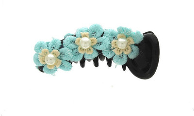 

Anuradha Art Jewellery Banana Clip Banana Clip(Blue)