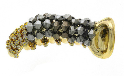 

Anuradha Art Jewellery Banana Clip Banana Clip(Gold)
